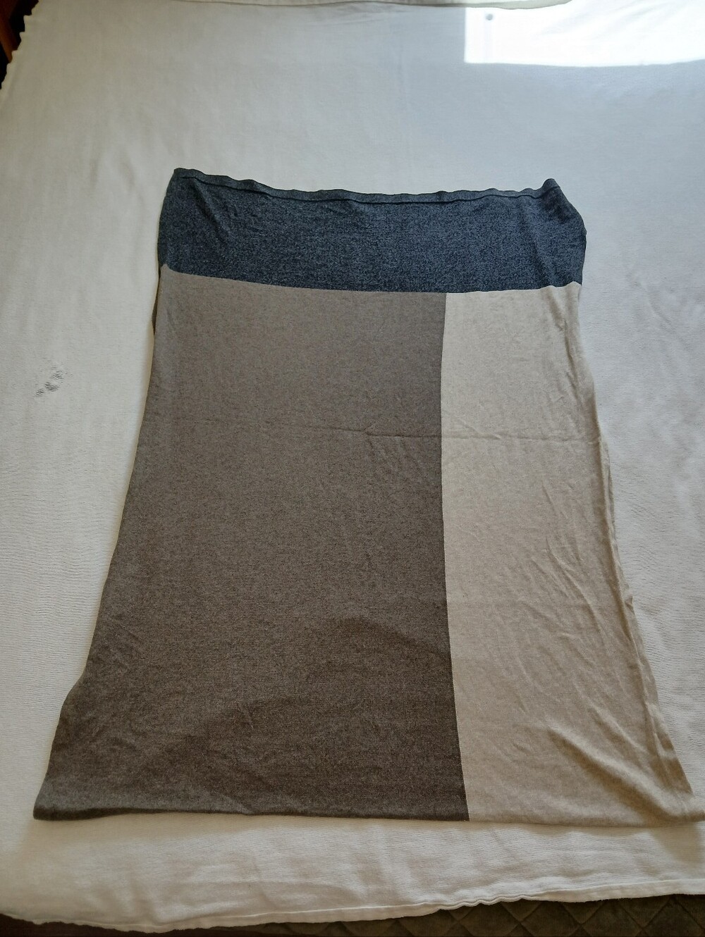 zestt The Dreamsoft Organic Cotton Travel Scarf Color Brownstone Colorblock - Picture 7 of 8
